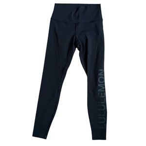 Lululemon Wunder Under High-Rise Yoga Legging Tights Black Womens 8 Active sport